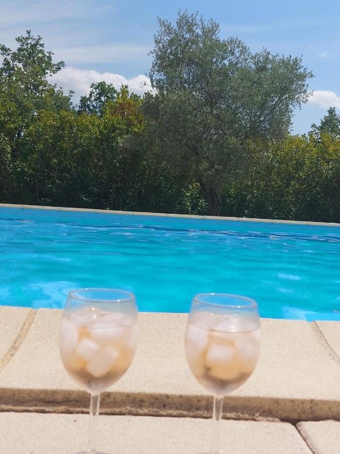 Logement D'Exception Pres Du Colorado Provencal Dans Une Residence Au Calme Avec Piscine Offrant Une Vue Imprenable Sur Le Luberon Depuis Sa Terrasse Viens Экстерьер фото